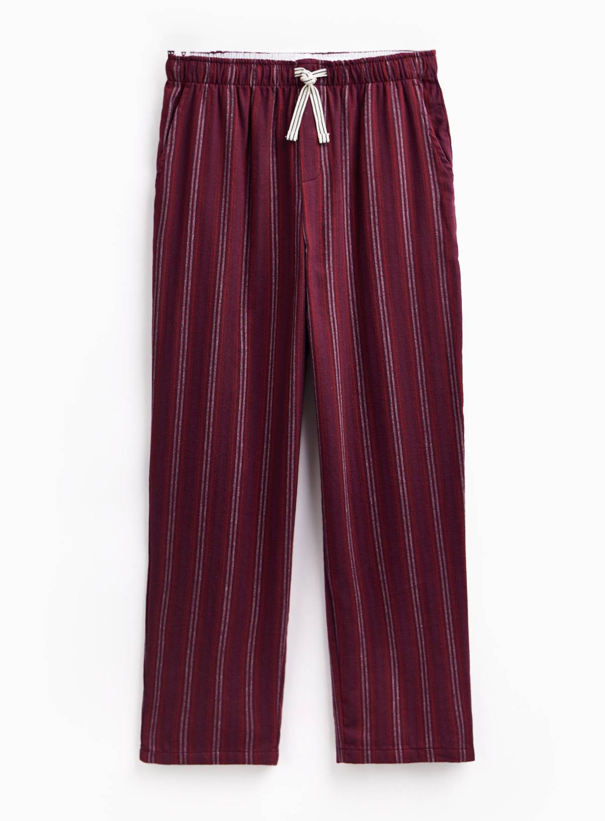 Burgundy Stripe Pyjama Bottoms XL - Image 2